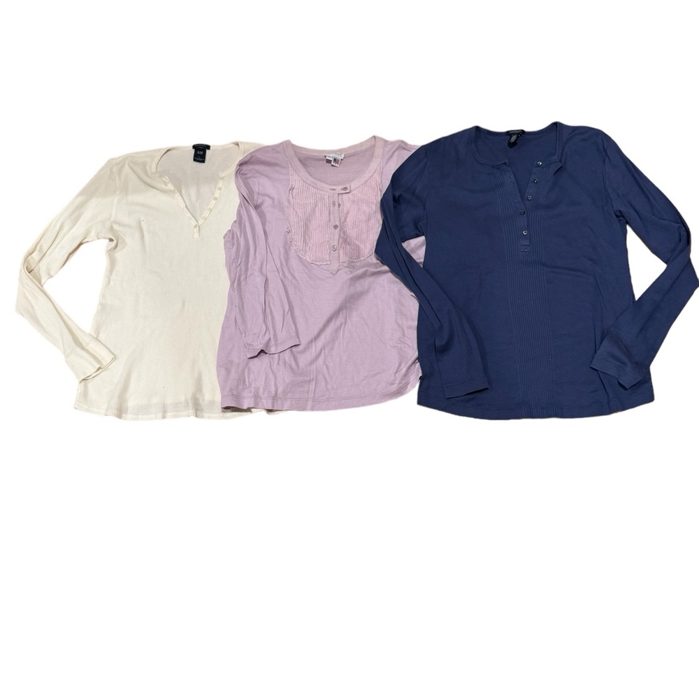 GAP Maternity Long-sleeve Henley Bundle